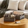 LA JOLIE MUSE Wicker Storage Baskets for Organizing, Recyclable Paper Rope