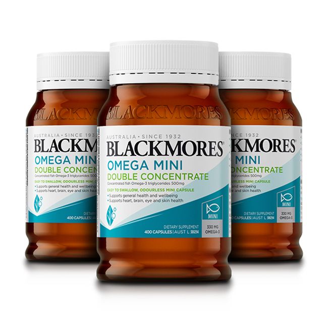 Blackmores Omega Mini Double Concentrate 400tabsX3, 400tabs