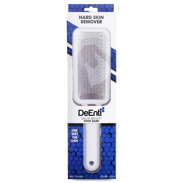 DeEnti Metal Foot Rasp, Professional Grade Stainless Steel Foot File, Salon Quality Callus Remover, Lightweight Foot Scrubber, Home Manicure and Pedicure Tools