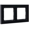 MK (ELECTRIC) Echo 2G Glossy Black Finish Modular Frame, White