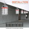 80W LED Construction Temporary Work Light For Building Job Site Lights Linkable