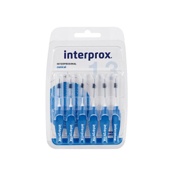 Interprox Interdental Brushes Blue Conical Pack of 6