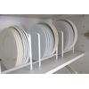 Yamazaki Industries 2323 Dish Stand, Dish Rack, Plate, S, White