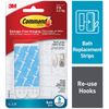 Command Large Water-Resistant Refill Strips, 4-Strip (24)