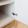 Ravinte 8 Pack Hidden Hinges Soft Close Surface Mount Kitchen Cabinet Hinges, No Pre-drilled for Kitchen Cupboard