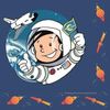 New! Napkins Astronaut Flo, 33x33 cm, 20 pcs