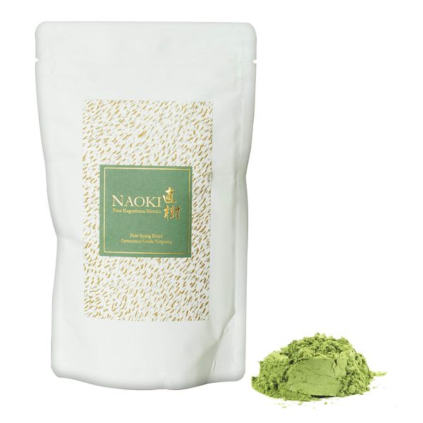 Naoki Matcha Organic Ceremonial First Spring Blend – Authentic Japanese First Harvest Ceremonial Grade Matcha Green Tea Powder from Kagoshima, Japan (100g / 3.5oz)