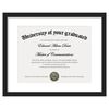 upsimples Diploma Frame with Clear Plexiglass, 11x14 Picture Frame for Certificate Document Degree, Black, 1 Pack