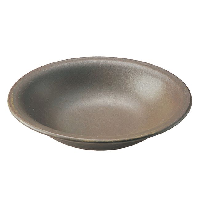 Banko Ware 33-107 Open Fire Ceramic Plate, Small Tea Glaze