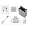 AMBEDORA Sterling Silver Oxidised Spoon with Amber, 1 Piece, Classic