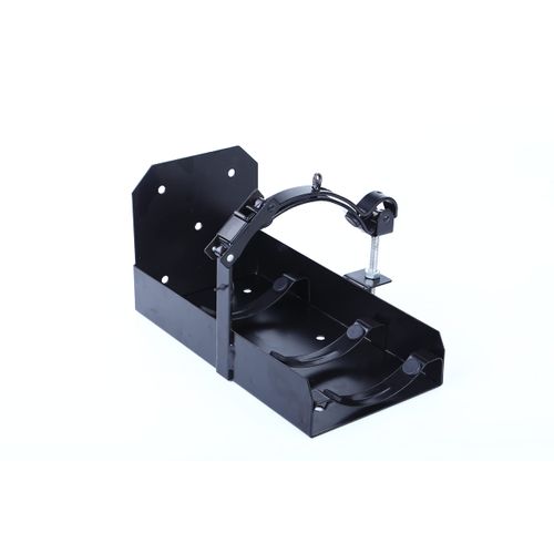 Preece Precision Heavy Duty Fire Extinguisher Vehicle Bracket for 10lb Dry and/or 5lb Co2 Generic for 809, Black