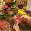 Tioncy 24 Pcs Plastic Bug Jar Craft Kit Bug Collection Kit Plastic Viewer for Science Nature Exploration Collecting