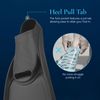 Blue Reef Freediving Fins - Black, 39/40