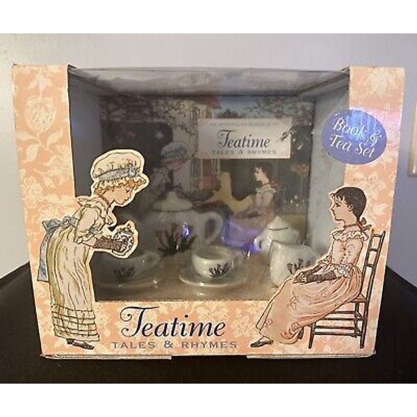 Vintage Metropolitan Museum Of Art Teatime Tales & Rhymes Book & Tea Set