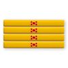 Colored Dotted Roses (5,000 Point Bars x 4 Pieces) (Yellow) for Bulk Purchase
