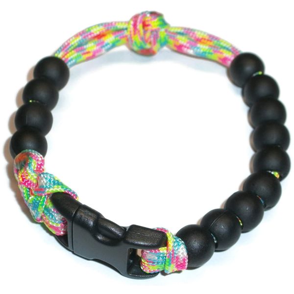 RedVex Ranger Pace Counter Bead Bracelet Choose your color and size - Customization Available (Confetti, 8 inch)