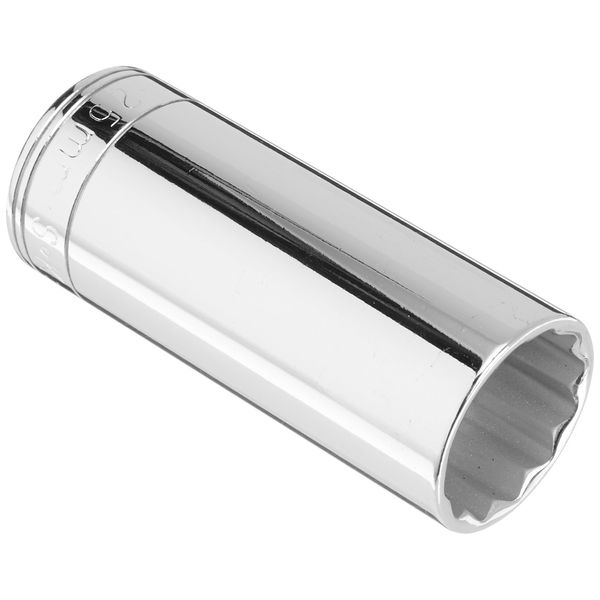 SK Tools USA 1/2" Drive, 25MM, 12 Point, Deep Chrome Socket | 48025