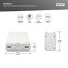 Digitus Professional Fibre Optic 968915 Distributions Crate for 16 Spleiße and 8 Couplings, Simplex/Duplex Grey