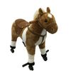 Children’s Soft Plush Mechanical Toy Riding Horse with Forward Walking Motion