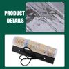 ueslwser 2Pcs PVC Waterproof Map Case Hiking Plastic Foldable Map Cover with Clear Window & Lanyard