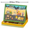 Petit Collage PTC335 Construction Site Magnetic Play Scene Set, Multicolor