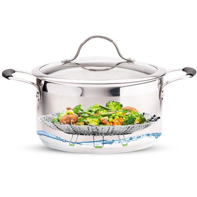Vegetable Steamer Basket For Pot, Food Steamer For Cooking
