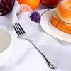 Restaurant Dinner Metal Tableware Flatware Serving Fork 7 Inches Long 8PCS