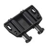 Sourcingmap Double Magnetic Touch Catch Latch Plastic PE Black for Cabinet Door Shutter 4pcs Black