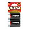 New Eveready Super Heavy Duty D D Size Batteries 2 ea