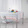 Home & Co Collection Premium Patterned Tablecloth Seats 4-6 Wipe Clean Table Cover Bright Linear