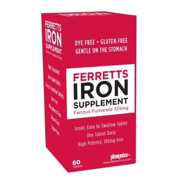 Pharmics Ferretts Iron Supplement, 60 Tablets