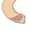 sourcing map Wall Split Flange, Stainless Steel Round Escutcheon Plate for 91mm Diameter Pipe 4Pcs