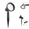 SUNLONG Solar Powered Spot Lights Outdoor Waterproof 2 in 1 Bright Solar SpotLights Power Adjustable for Flag Yard Flagpole Landscape Dusk to Dawn 2 x Spots White