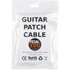 PEDALZOO Flat Patch Cable for Guitar Effects Pedals - Space-Saving and Reliable Pedalboard Connection (3-inch/3-pack)
