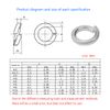 720 Pcs Spring Lock Washers Assorted,Mixed Split Stainless Steel washers Set For Bolts,Screws (M2/M2.5/M3/M4/M5/M6/M8/M10/M12)