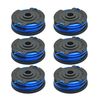 WETOOLPLUS 30ft 0.065" 88512 Dual Trimmer Line Compatible with Toro 51480 Electric String Trimmer 6 Pack