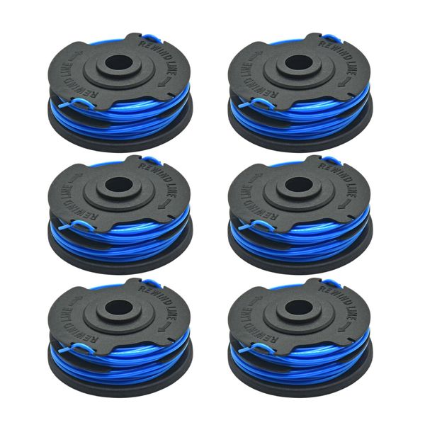 WETOOLPLUS 30ft 0.065" 88512 Dual Trimmer Line Compatible with Toro 51480 Electric String Trimmer 6 Pack