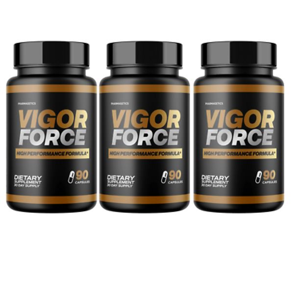 Vigor Force High Performance Formula 3 Bottles 270 Capsules