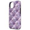 iPhone 13 Case Lavender Quilt Design with Highlights