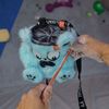 YY Vertical Bear Climbing Chalk Bag, Perfect for Adults and Kids, Chalk Bag for Bouldering, Cute Chalk Bag for Mountain Lovers, Chalk Bag