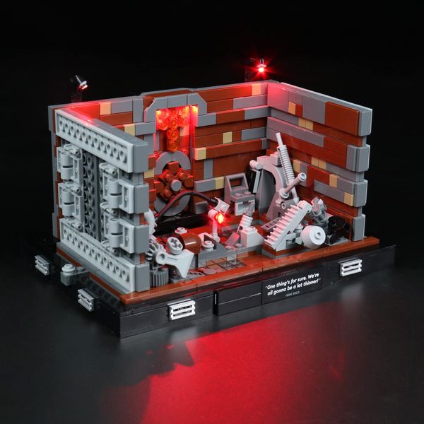 BrickBling LED Light Kit for Lego Death Star Trash Compactor (No Lego), Decorative Lights for Lego 75339