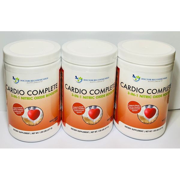 Cardio Complete - Support Powder Supplement - 3-in-1 Nitric Oxide Booster✅3 PACK