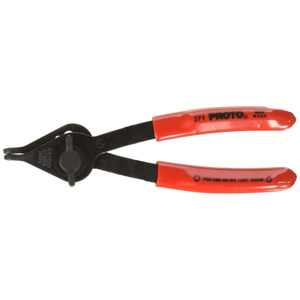 Proto Retaining Ring Plier,Convertible,0.038"D (J371L)