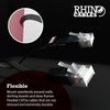 rhinocables Flat Ethernet Cat5e Network Patch Cable Slim Thin Low Profile LAN Patch Internet Lead for Xbox, PS4, Modem, Router, PC, Smart TV, Android Box 'Black, 15m'