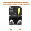 RKURCK 12V - 48V DC 250 Amp Surface Mount & Panel Mount Circuit Breakers with Yellow Manual Reset Button Waterproof 250A