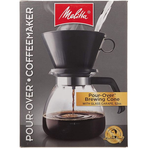 Melitta 640616 Coffee Maker, 52 oz, Glass Carafe