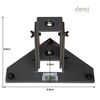 Pool Fence Drill Guide with Bubble Level, Adjustable Tilt Angle, Anti-Slip Drilling Aid, Black