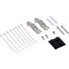 InLine® Surface-Mounted Patch Panel Socket for 8X Keystone RJ45 Metal Light Grey RAL7035
