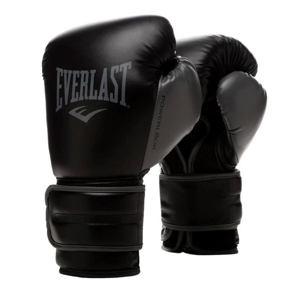 Everlast Unisex Power Training Boxing Gloves Black 12oz