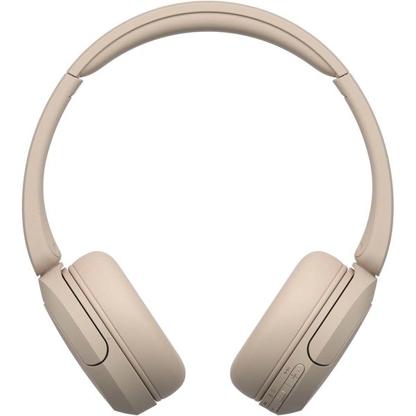 Sony Wireless Headphones WH-CH520: Bluetooth Compatible/Lightweight Design: Approx. 5.1 oz (147 g) / Compatible with a Dedicated App to Customize Your Favorite Sound Quality "Equalizer" Settings/Beige